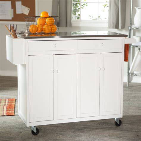 2 Colours. . Movable kitchen islands with storage